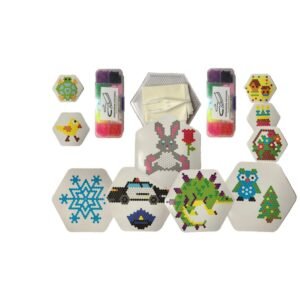 Ütü Ile Yapışan Boncuk 5mm 1000 Adet + Boncuk Dizme Tezgahı