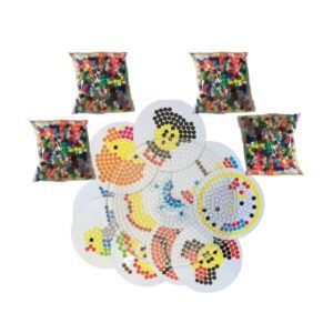 Ütü Ile Yapışan Boncuk 5mm 2000 Adet + Boncuk Dizme Tezgahı