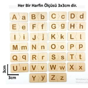 Alternative view of Ahşap Eğitici Alfabe Eşleştirme