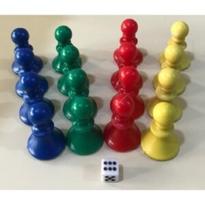 Kızma Birader Piyon Seti ( 16 Piyon ve 1 Zar )