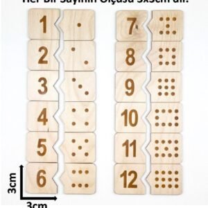 Alternative view of Eğitici Ahşap Sayılar Eşleştirme