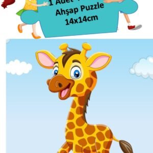 Alternative view of Ahşap Puzzle Ilk Yapbozum 1 Adet 4 Parçalı 14x14cm