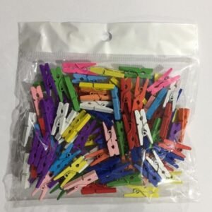 Alternative view of 100 Adet Renkli Ahşap Minik Mandal