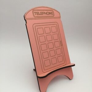 Alternative view of Ahşap Telefon Tutucu 8x15cm (pembe)