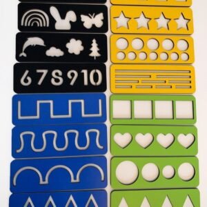 Alternative view of Montessori El Kası Geliştirme Ve Çizgi, Sayı,şekil Çalışmaları Ve Ip Geçirme Seti